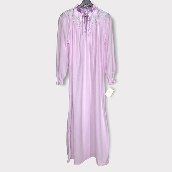 Vintage 90s Gilligan O Malley Purple Nylon Pajamas Medium